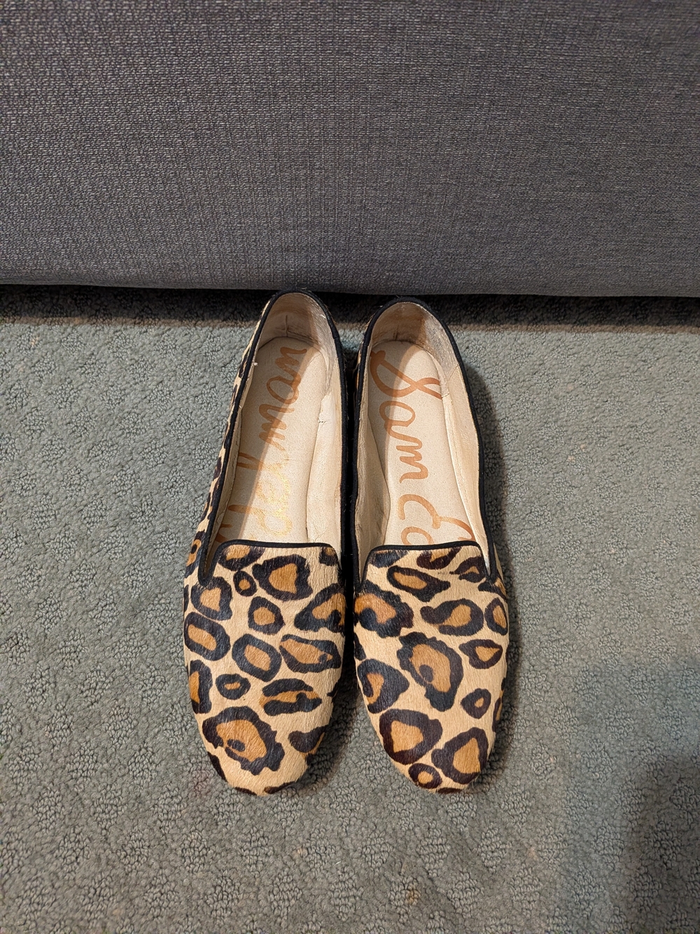 Sam Edelman Leopard Print Women's Loafers - Brown